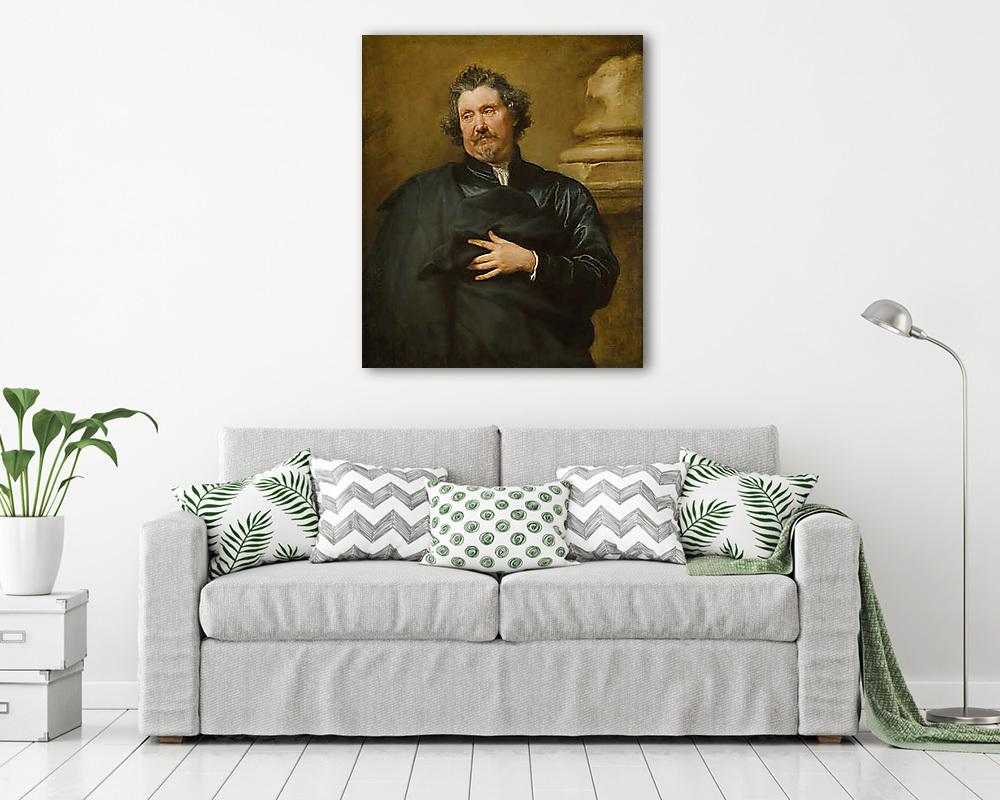 Karel van Mallery portréja (poszter) - vászonkép, falikép otthonra és irodába