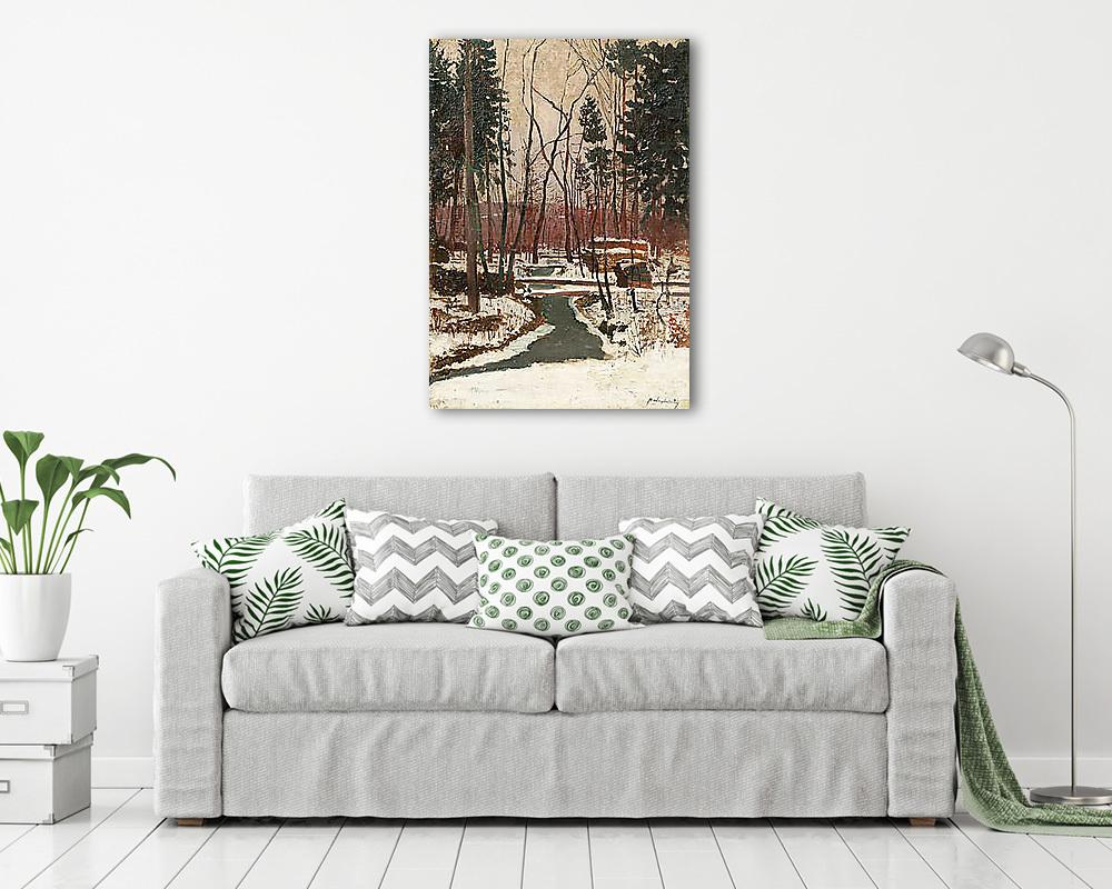 Olvadás (keretezett kép) - vászonkép, falikép otthonra és irodába