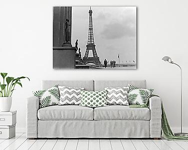 Az Eiffel-torony 1960-ban (vászonkép) - vászonkép, falikép otthonra és irodába