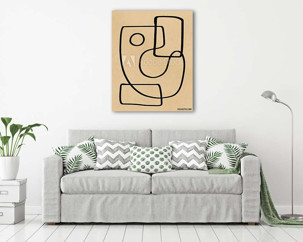 Minimalista kortárs grafika - vászonkép, falikép vásárlás Minimalista kortárs grafika (vászonkép) - vászonkép, falikép otthonra és irodába