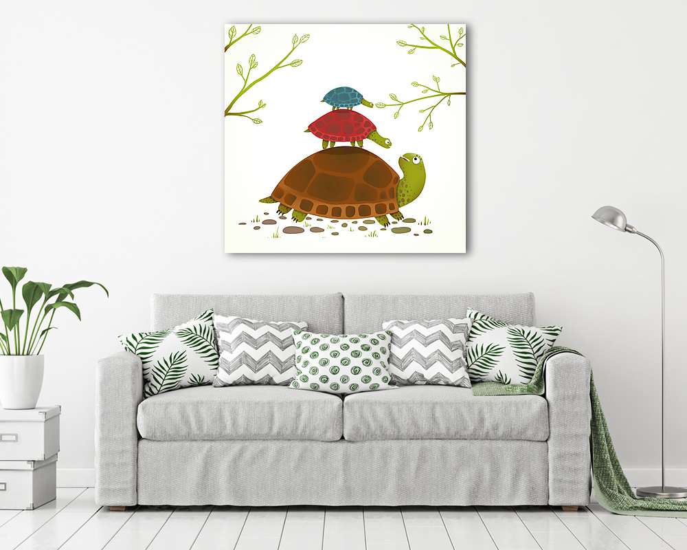 Segítsünk egymásnak  (keretezett kép) - vászonkép, falikép otthonra és irodába