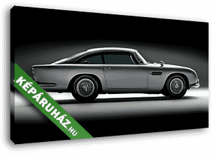 Aston Martin DB5, stúdió, oldalról - vászonkép 3D látványterv