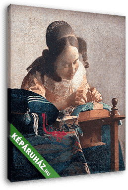 A csipkeverő (1669-1670) - vászonkép 3D látványterv