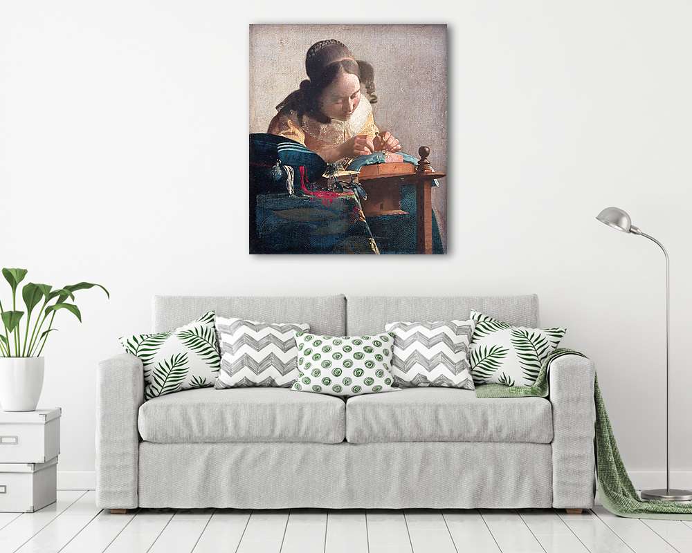 A csipkeverő (1669-1670) (vászonkép) - vászonkép, falikép otthonra és irodába