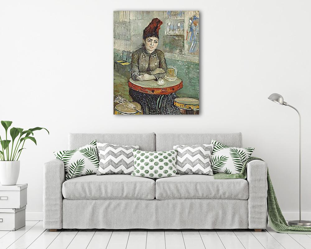 Agostina Segatori a Tambourin kávéházban - vászonkép, falikép vásárlás Agostina Segatori a Tambourin kávéházban (vászonkép) - vászonkép, falikép otthonra és irodába