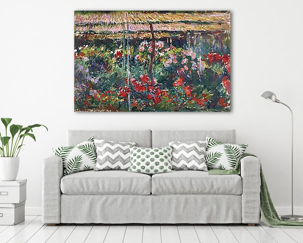 Babarózsa kert (1887) - vászonkép, falikép vásárlás Babarózsa kert (1887) (vászonkép) - vászonkép, falikép otthonra és irodába