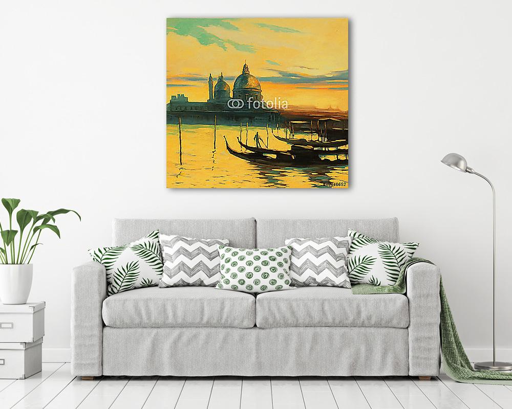 Napkelte Velencében  - vászonkép, falikép vásárlás Napkelte Velencében  (vászonkép) - vászonkép, falikép otthonra és irodába