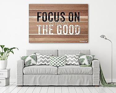 Fókuszban a jó: pozitív motiváció (vászonkép) - vászonkép, falikép otthonra és irodába