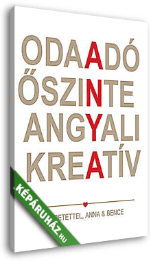 ANYA, Anyák-napi kép - Ingyenesen feliratozzuk! (v34) - vászonkép 3D látványterv