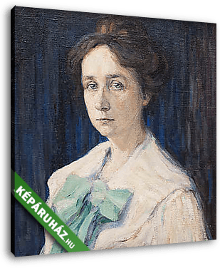 Gabriele Münter portréja - vászonkép 3D látványterv