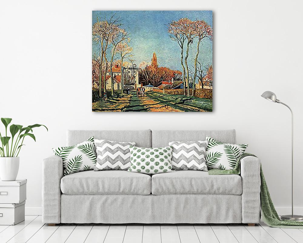 Faluszéle (1872) (többrészes kép) - vászonkép, falikép otthonra és irodába