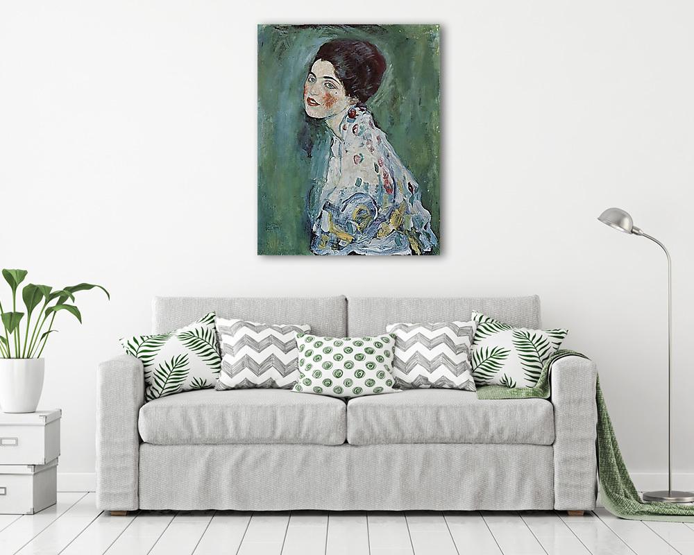 Fiatal lány portréja (1916) - vászonkép, falikép vásárlás Fiatal lány portréja (1916) (fotótapéta) - vászonkép, falikép otthonra és irodába