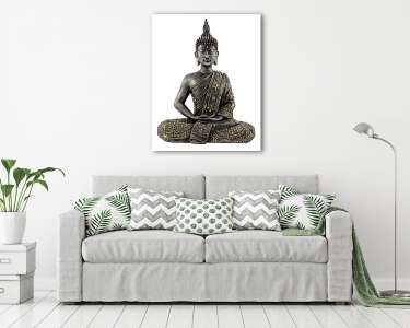 Buddha bronz szobor zen (vászonkép) - vászonkép, falikép otthonra és irodába