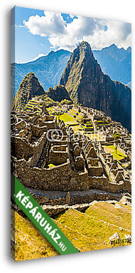 Rejtélyes város - Machu Picchu, Peru, Dél-Amerika. - vászonkép 3D látványterv