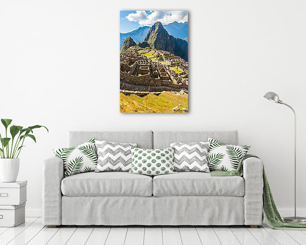 Rejtélyes város - Machu Picchu, Peru, Dél-Amerika. (vászonkép) - vászonkép, falikép otthonra és irodába