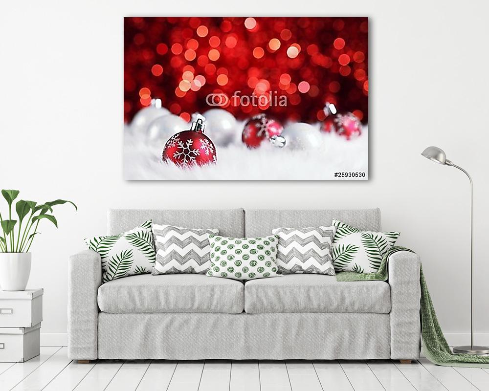 karácsonyi dekoráció (vászonkép) - vászonkép, falikép otthonra és irodába