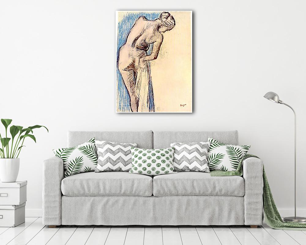 Nő fürdés után (bögre) - vászonkép, falikép otthonra és irodába