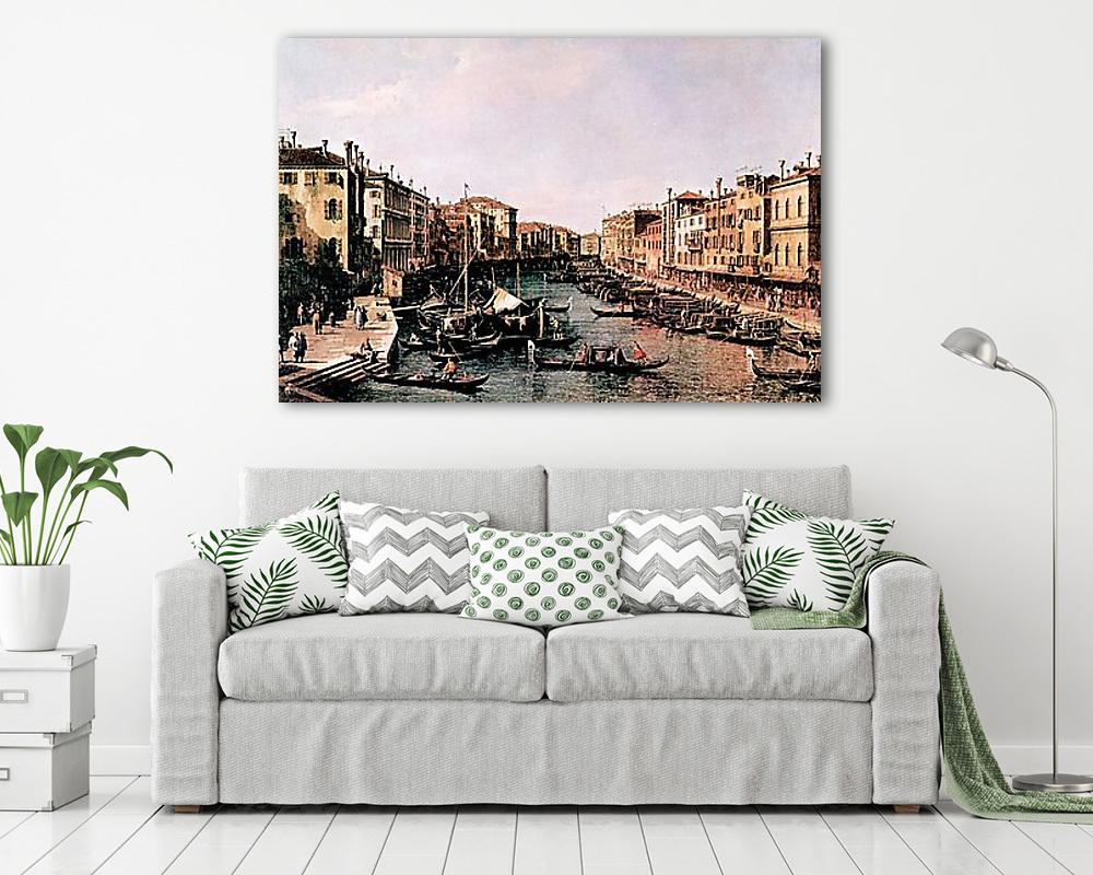 A velencei Grand Canal - vászonkép, falikép vásárlás A velencei Grand Canal (többrészes kép) - vászonkép, falikép otthonra és irodába