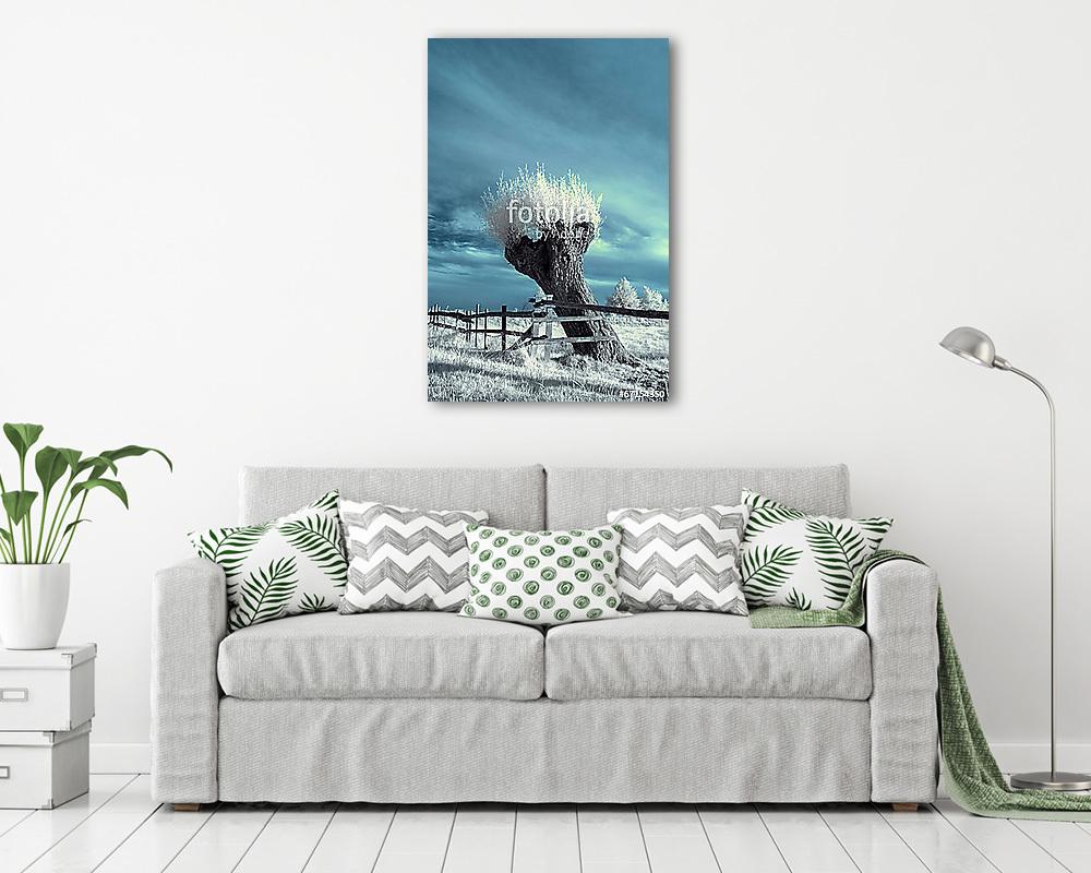 tájkép az infravörösben (vászonkép) - vászonkép, falikép otthonra és irodába