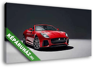 Jaguar F Type SVR - vászonkép 3D látványterv