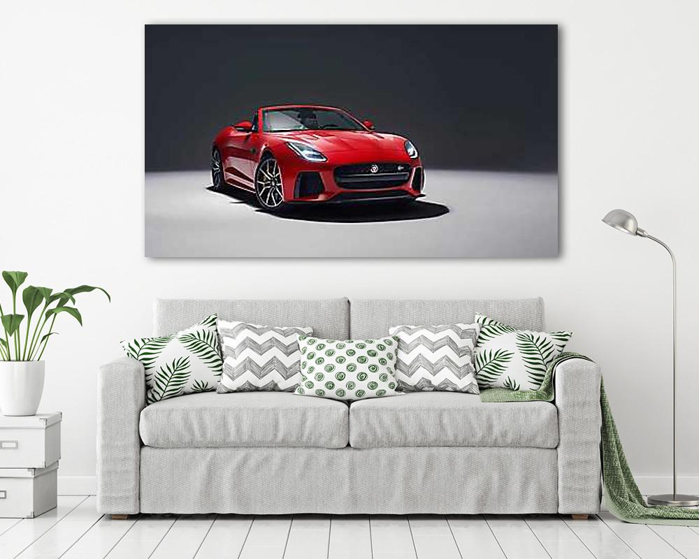 Jaguar F Type SVR (vászonkép) - vászonkép, falikép otthonra és irodába