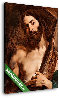 Jézus vállára veszi a keresztet - vászonkép 3D látványterv