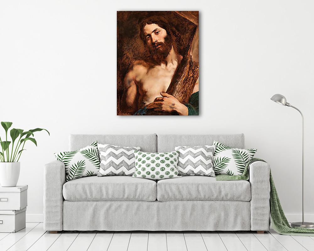 Jézus vállára veszi a keresztet (poszter) - vászonkép, falikép otthonra és irodába