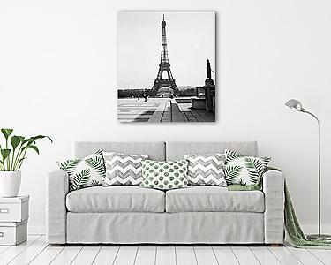 Az Eiffel-torony 1966-ban (vászonkép) - vászonkép, falikép otthonra és irodába
