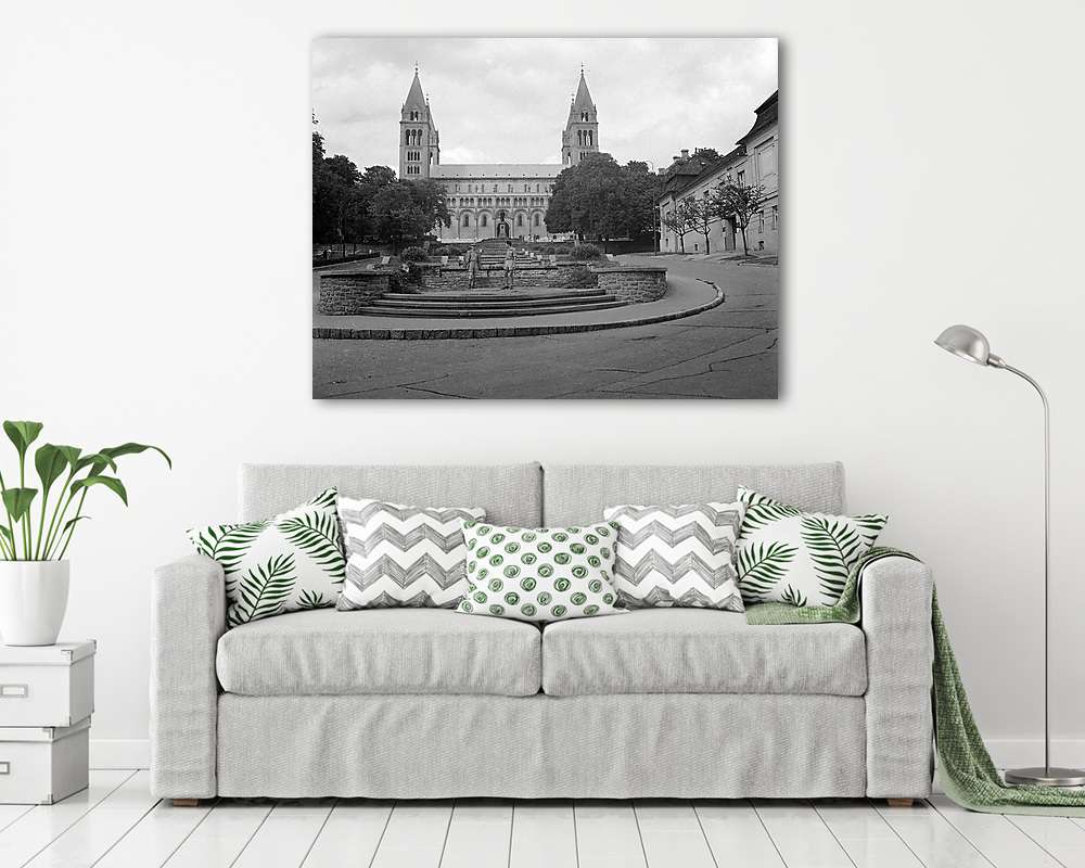 Szent Péter- és Szent Pál-székesegyház, Pécs (1940) (bögre) - vászonkép, falikép otthonra és irodába