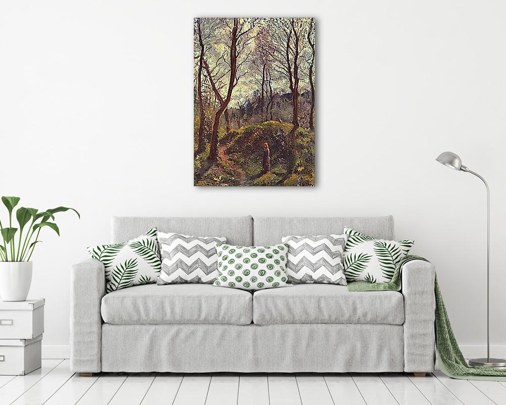 Tájkép magas fákkal - vászonkép, falikép vásárlás Tájkép magas fákkal (vászonkép) - vászonkép, falikép otthonra és irodába