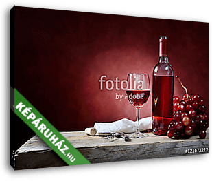 Rosé wine - vászonkép 3D látványterv