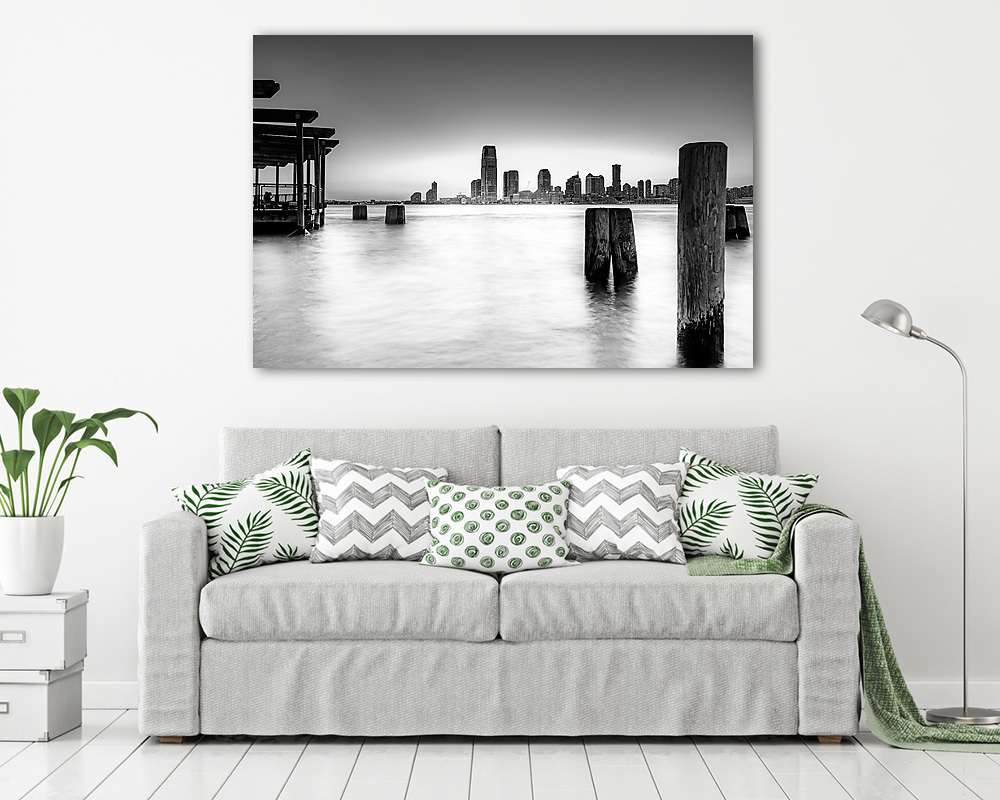 Jersey éjszaka (többrészes kép) - vászonkép, falikép otthonra és irodába