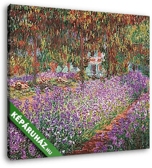 Cluade Monet kertje Givernyben - vászonkép 3D látványterv