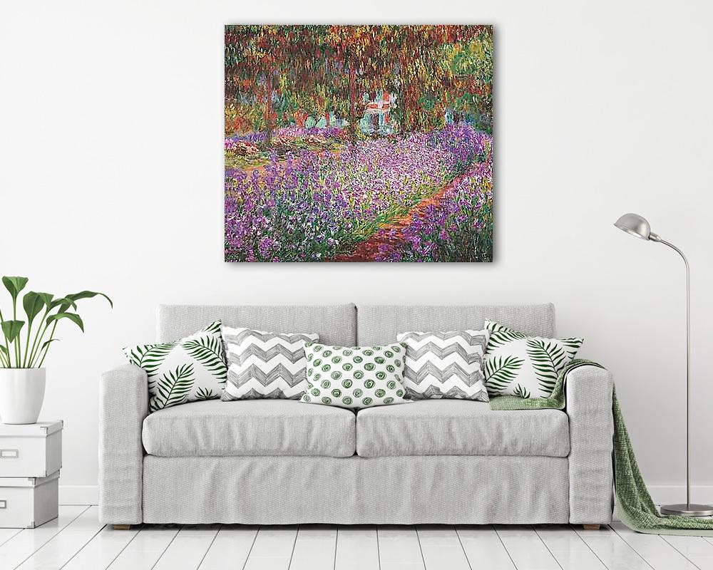Cluade Monet kertje Givernyben - vászonkép, falikép vásárlás Cluade Monet kertje Givernyben (vászonkép) - vászonkép, falikép otthonra és irodába