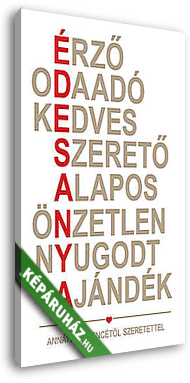 ÉDESANYA 2. Anyák-napi kép - Ingyenesen feliratozzuk! (v23) - vászonkép 3D látványterv