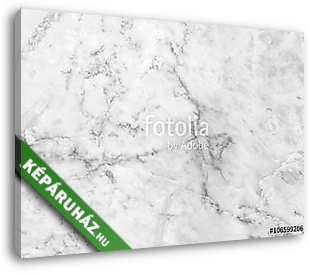 White marble texture, detailed structure of marble in natural pa - vászonkép 3D látványterv