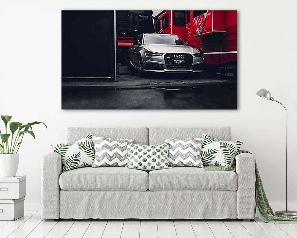 Audi Quattro RS 6 Dokk (többrészes kép) - vászonkép, falikép otthonra és irodába
