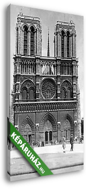 A Notre-Dame székesegyház 1930-ban - vászonkép 3D látványterv