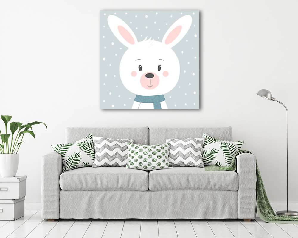 Jó reggelt - Nyuszi - sorozat kép - vászonkép, falikép vásárlás Jó reggelt - Nyuszi - sorozat kép (vászonkép) - vászonkép, falikép otthonra és irodába