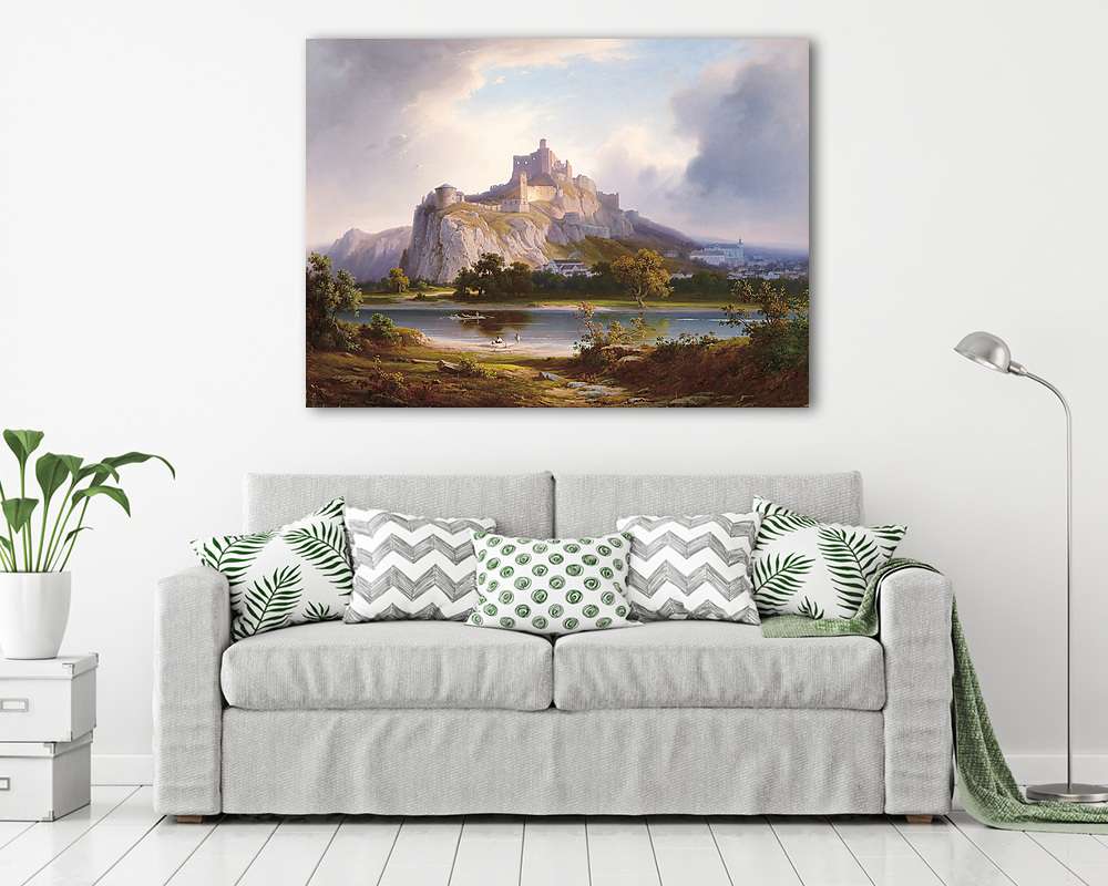 Trencsén vára  (bögre) - vászonkép, falikép otthonra és irodába