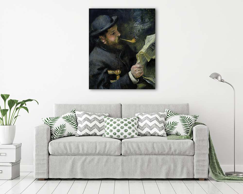Claude Monet olvas - vászonkép, falikép vásárlás Claude Monet olvas (vászonkép) - vászonkép, falikép otthonra és irodába