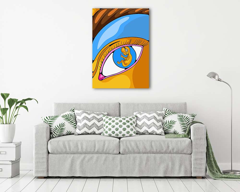 Halló, anya? (vászonkép) - vászonkép, falikép otthonra és irodába