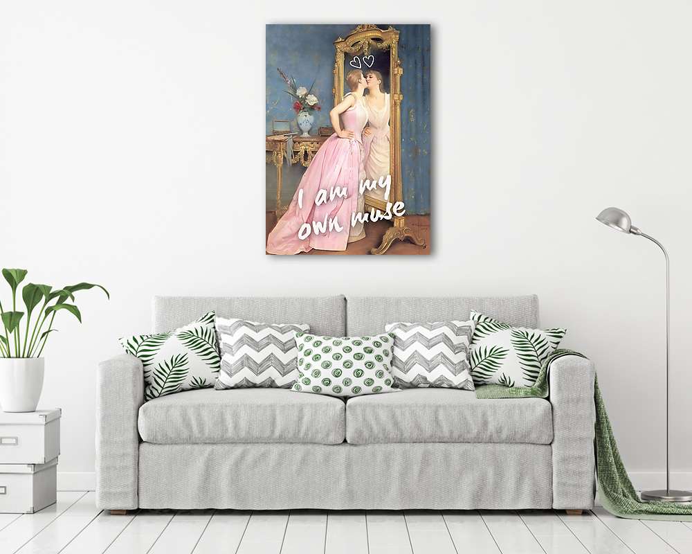 I'm my own muse (Barokk & Graffiti) - vászonkép, falikép vásárlás I'm my own muse (Barokk & Graffiti) (vászonkép) - vászonkép, falikép otthonra és irodába