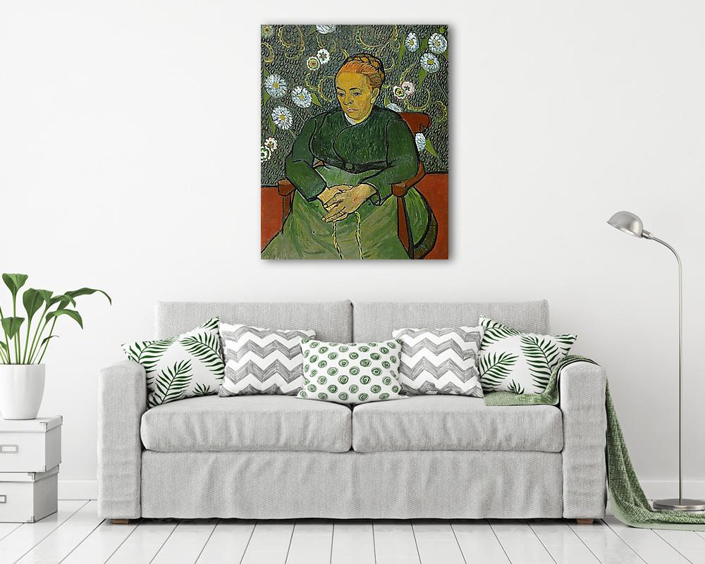 Madame Roulin portréja (vászonkép) - vászonkép, falikép otthonra és irodába