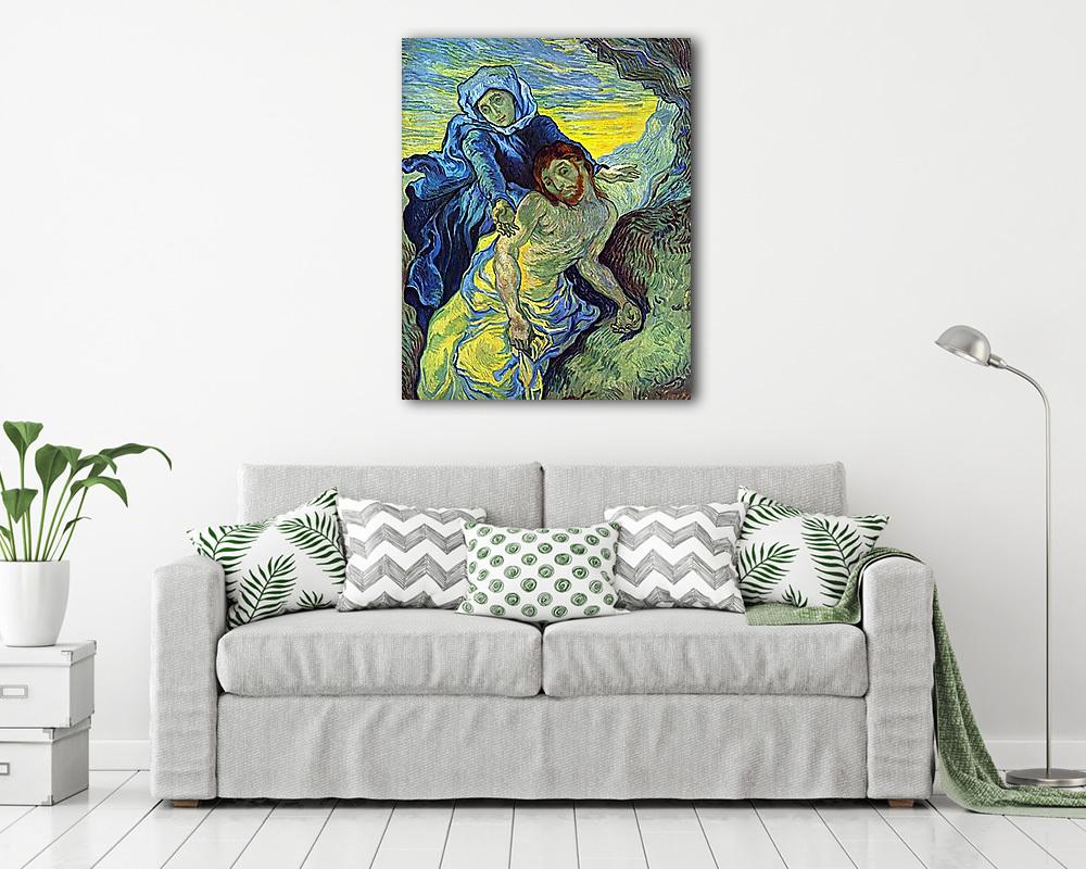 Piéta (bögre) - vászonkép, falikép otthonra és irodába