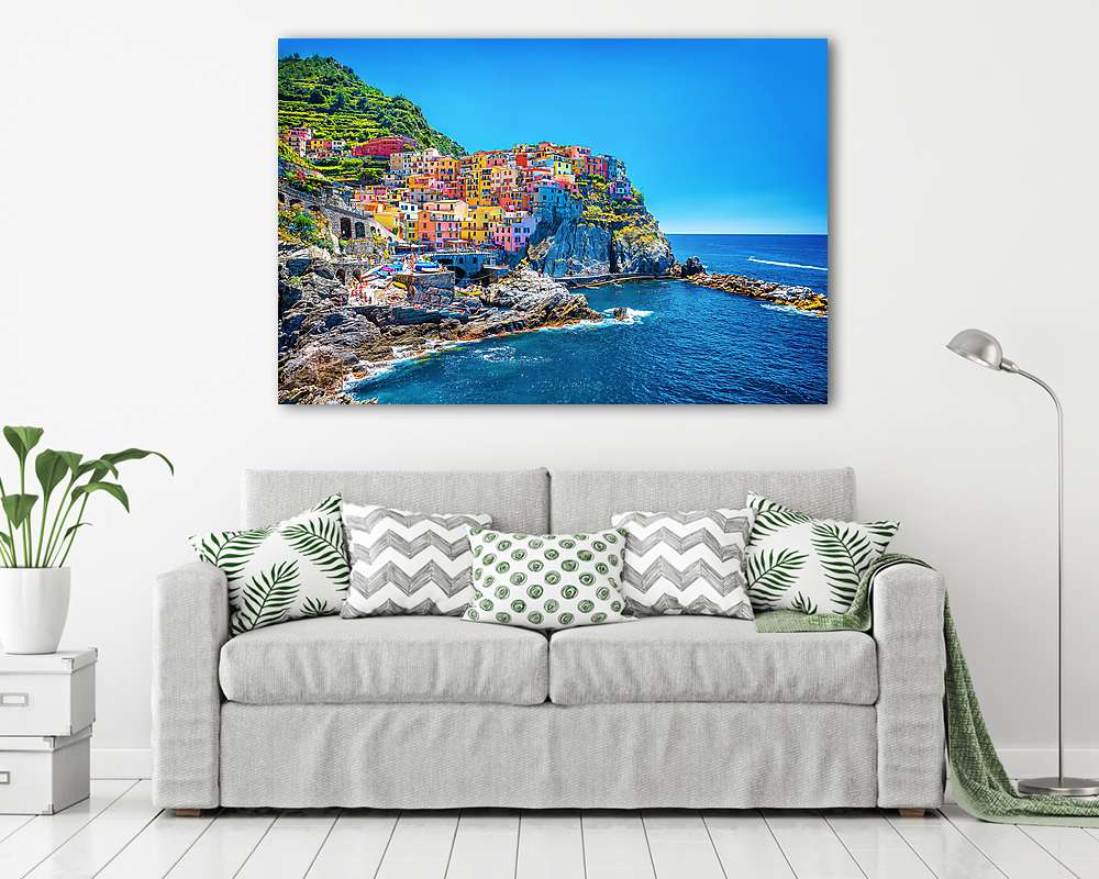 Cinque Terre színei - vászonkép, falikép vásárlás Cinque Terre színei (poszter) - vászonkép, falikép otthonra és irodába
