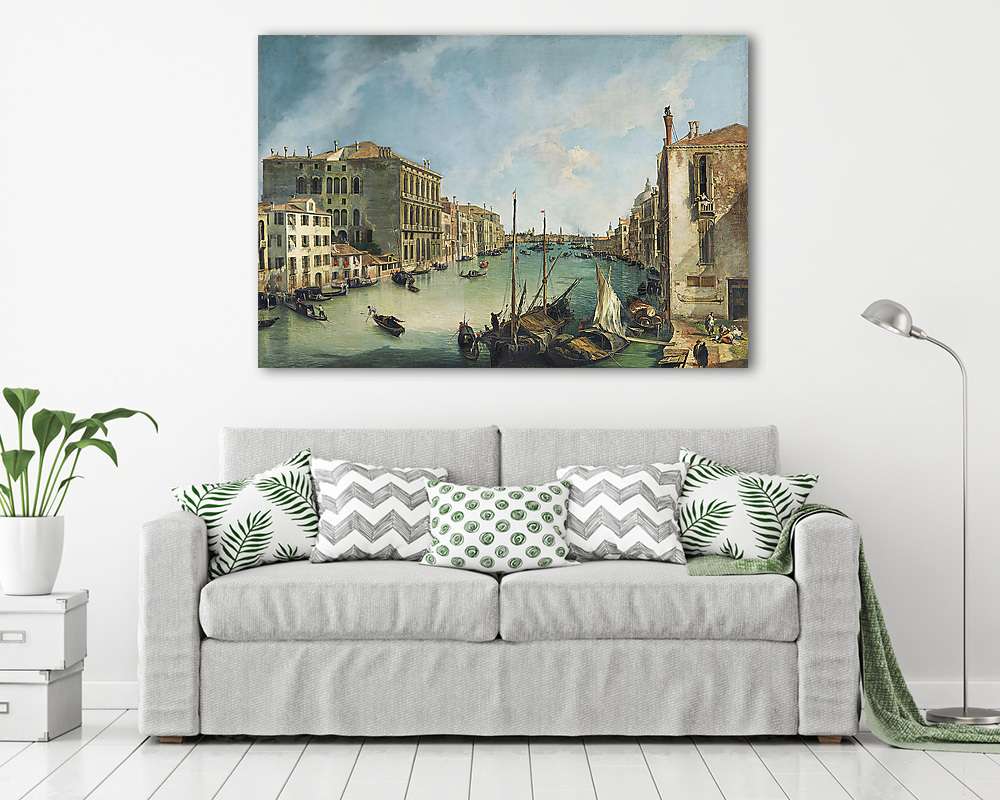A Grand Canal és a San Vio (többrészes kép) - vászonkép, falikép otthonra és irodába