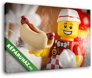 LEGO Characters - Hot dogot? - vászonkép 3D látványterv