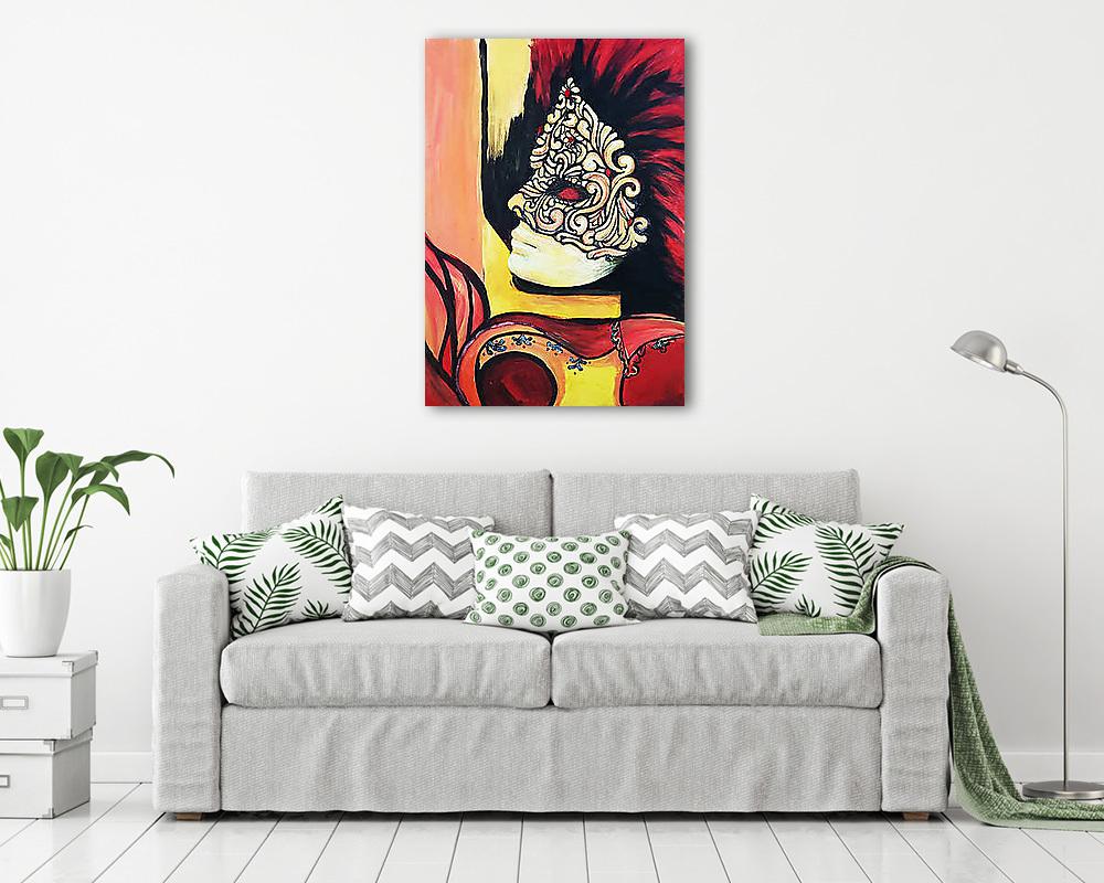 Velencei maszk festmény - vászonkép, falikép vásárlás Velencei maszk festmény (vászonkép) - vászonkép, falikép otthonra és irodába