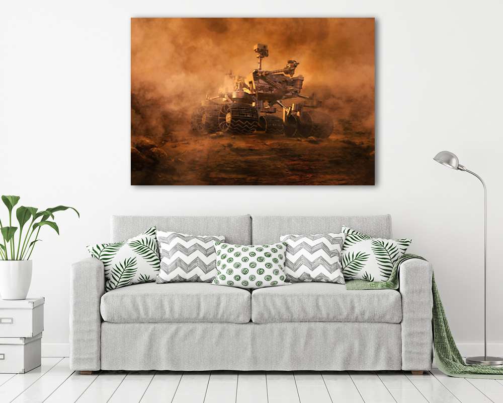 Porvihar a Marson (vászonkép) - vászonkép, falikép otthonra és irodába